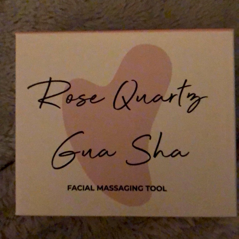 Rose Quartz Gua Sha Facial Massagin Tool by Passion Growth